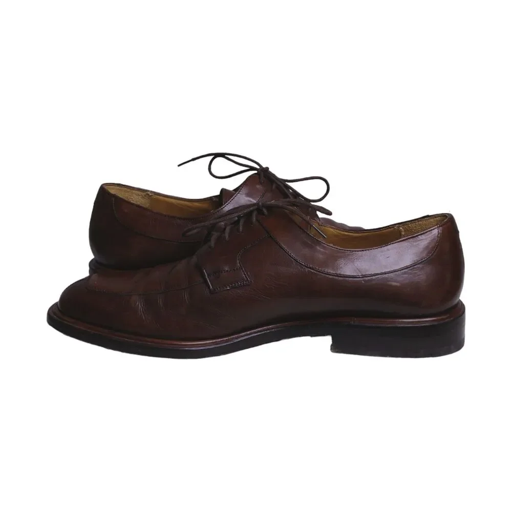 Mezlan Fiore Made in Spain Black Leather Split Toe Derby Dress Shoes Men's 9.5W